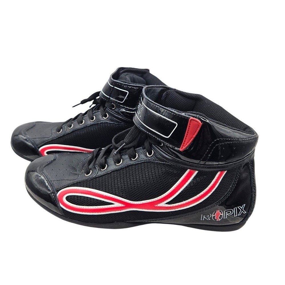 ROPIX High Top With Ankle‎ Support Shoes Sneakers Black Red EU 39 US 6